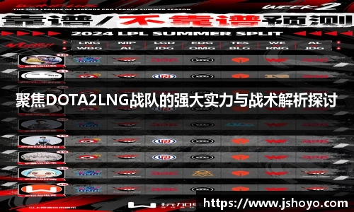 聚焦DOTA2LNG战队的强大实力与战术解析探讨