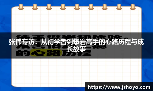 张伟专访：从初学者到攀岩高手的心路历程与成长故事